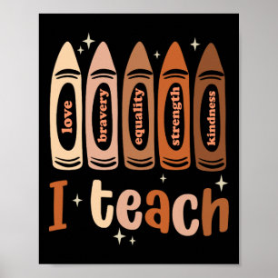 Firar Black History Month I Teach Black Histor Poster