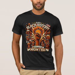 Firar Black History Month - inspirationskonstrukti T Shirt