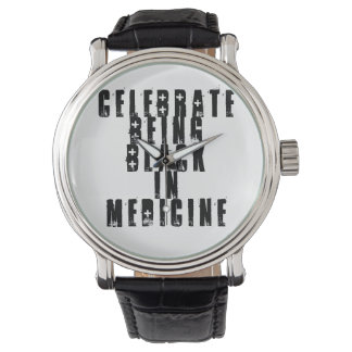 "Firar Black in Medicine" Wrist Watch Armbandsur