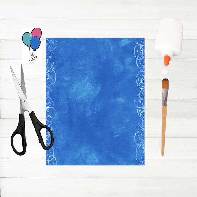 Firar Blue Scrapbook Papper (Skapare uppladdad)