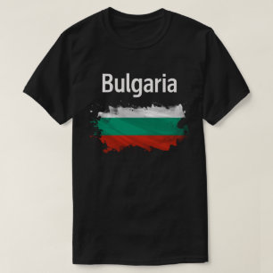 Firar bulgariskt kulturarv Bulgarien Flagga T-Shir T Shirt