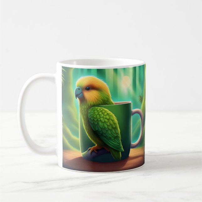 Firar Conservation: Kakapo Magic Mugg Unveiled (Vänster)