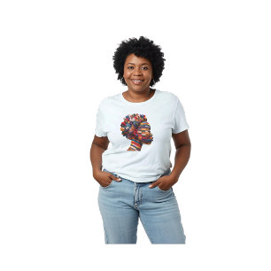Firar den färgrika konsten att sydda Quilt T-shirt