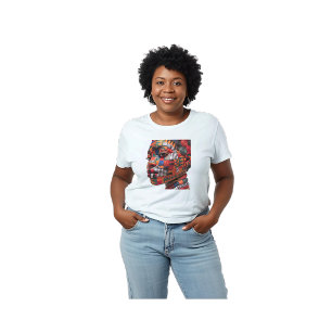 Firar den färgrika konsten att sydda Quilt T-shirt