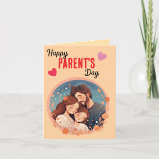 "Firar dig, Mamma & Pappa" Helgkort