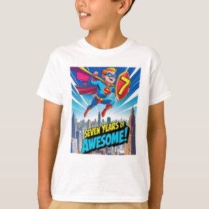 Firar din födelsedag med superman t shirt