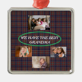 Firar din Speciella mormor Julgransprydnad Metall