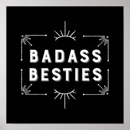 Firar dina bästa vänner - Flickor Gang Besties Poster