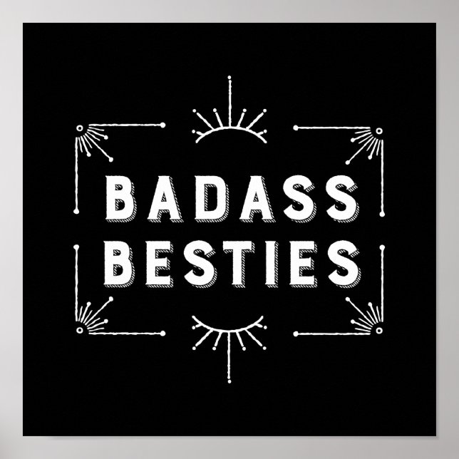 Firar dina bästa vänner - Flickor Gang Besties Poster (Framsidan)