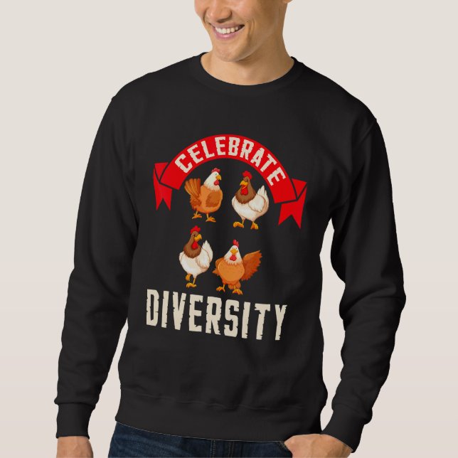 Firar Diversity Chicken Tee Lång Ärmad Tröja (Framsida)