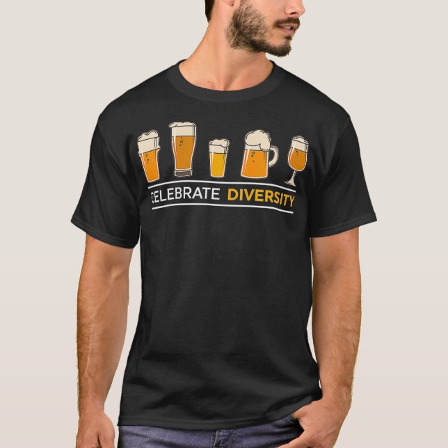 Firar Diversity Craft Beer Brewing - Beer T Shirt (Framsida)