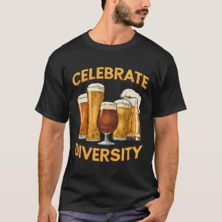 Firar Diversity Craft Beer Drinking Micro Brew T Shirt