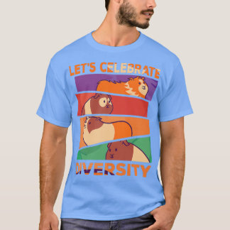 Firar Diversity Funny Guinea Gris T Shirt