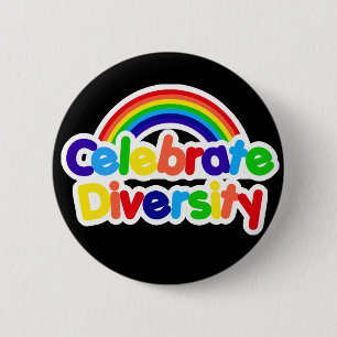 Firar Diversity Gay pride Rainbow Knapp