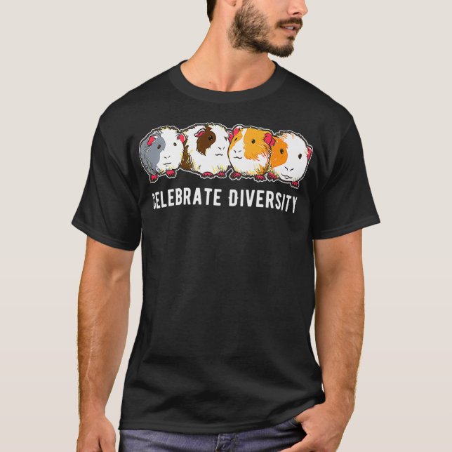 Firar Diversity Guinea Gris Premium T Shirt (Framsida)