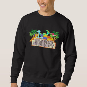 Firar Diversity Paleontolog Gear Dinosaur Lång Ärmad Tröja