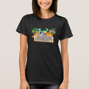 Firar Diversity Paleontolog Gear Dinosaur T Shirt
