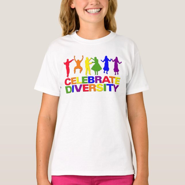 Firar Diversity-skjorta - välj stil Tee (Framsida)