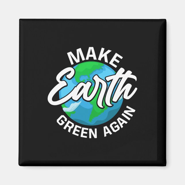 Firar Earth Day Environmental Protection Natur Magnet (Framsidan)