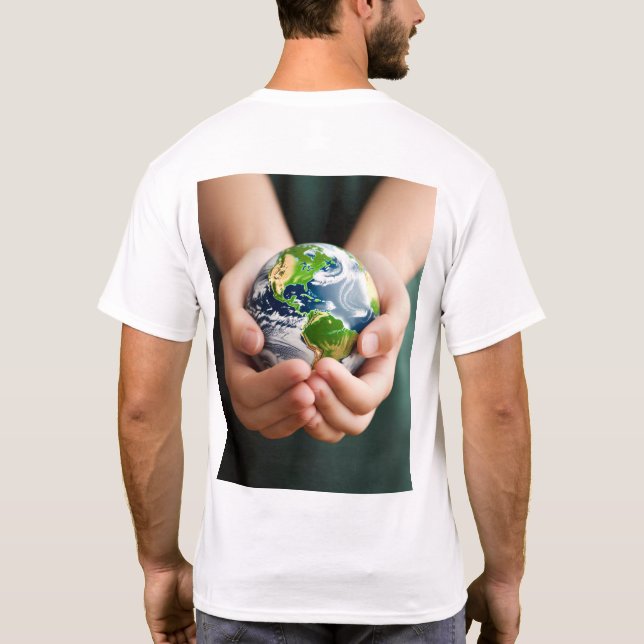 Firar Earth Day med Eco-Friendly T-Shirts (Baksida)