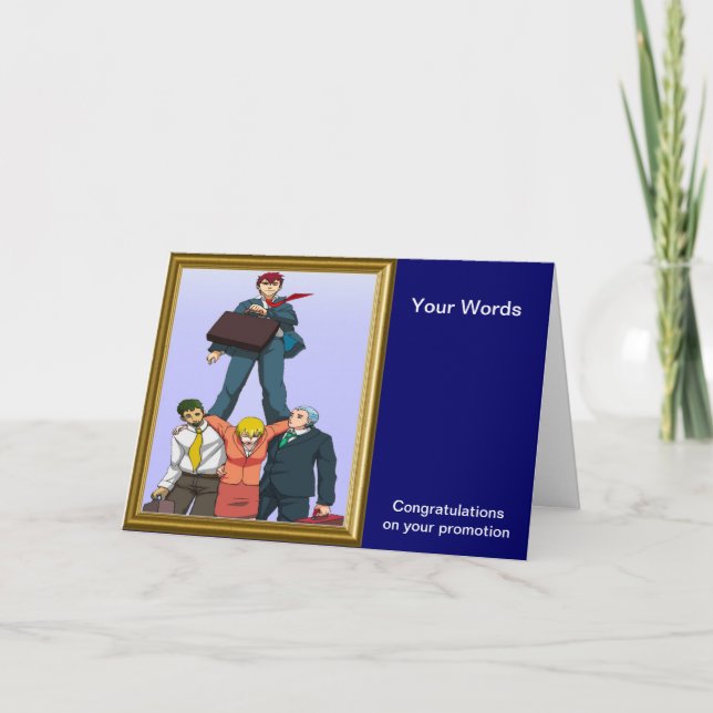 Firar en befordran kort (Framsida)