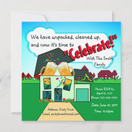 Firar ett nytt hem inbjudningar