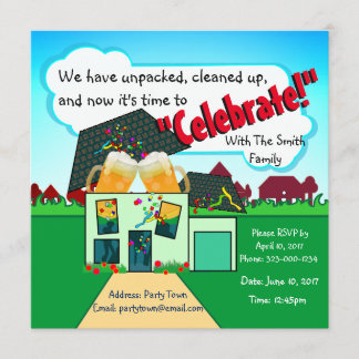 Firar ett nytt hem inbjudningar