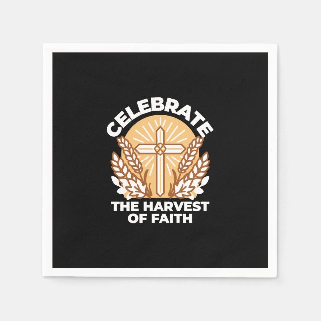 Firar Faith with Harvest - Inspirational Art Pappersservett (Framsidan)