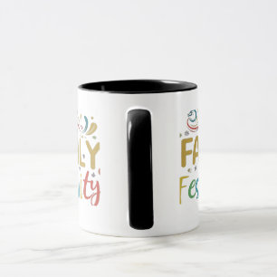 Firar - "Family Festivity" Multifärgad Mugg
