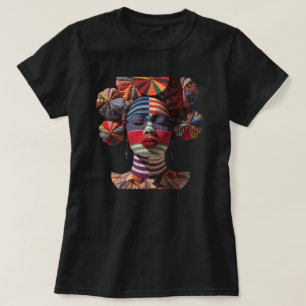 Firar Färgrika Svarta Kvinnor T-Shirt