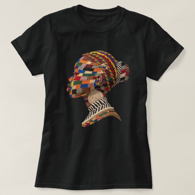 Firar Färgrika Svarta Kvinnor T-Shirt (Design framsida)