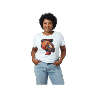 Firar Färgrika Svarta Kvinnor T-Shirt