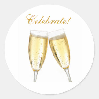 Firar! Fäst Runt Klistermärke