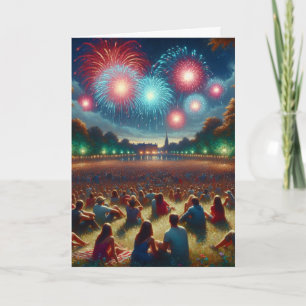 Firar fjärde juli med en bang! kort