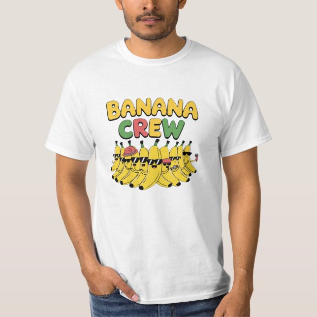 Firar Fruit med Banana Art T Shirt (Framsida)