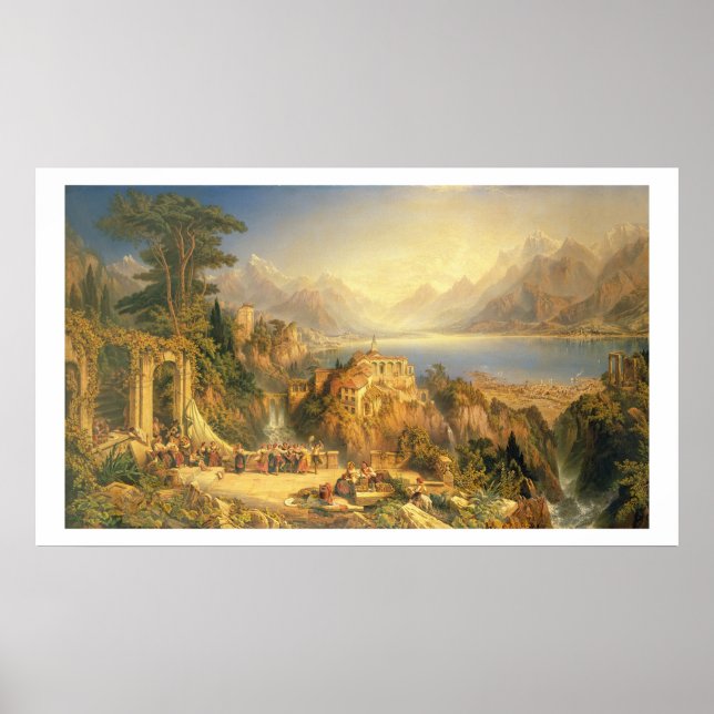 Firar Grape Harvest, Sjö Orta, North It Poster (Framsidan)