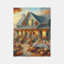 Firar höstens Bounty med Mysigt charm Fleecefilt