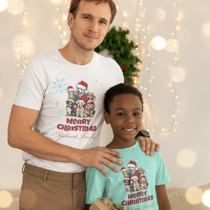 Firar i Komfort: God jul Hund älskare T Shirt
