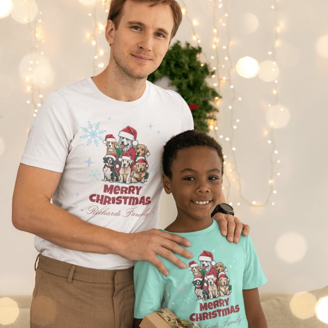 Firar i Komfort: God jul Hund älskare T Shirt (Skapare uppladdad)