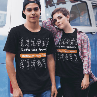 Firar i Stil så att du får tala Halloween fest T Shirt