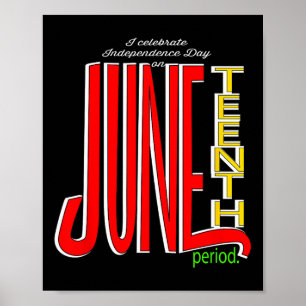 Firar Independence day den 10:e översta juni Poster