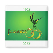 Firar Jamaica Independence Fridge Magnet