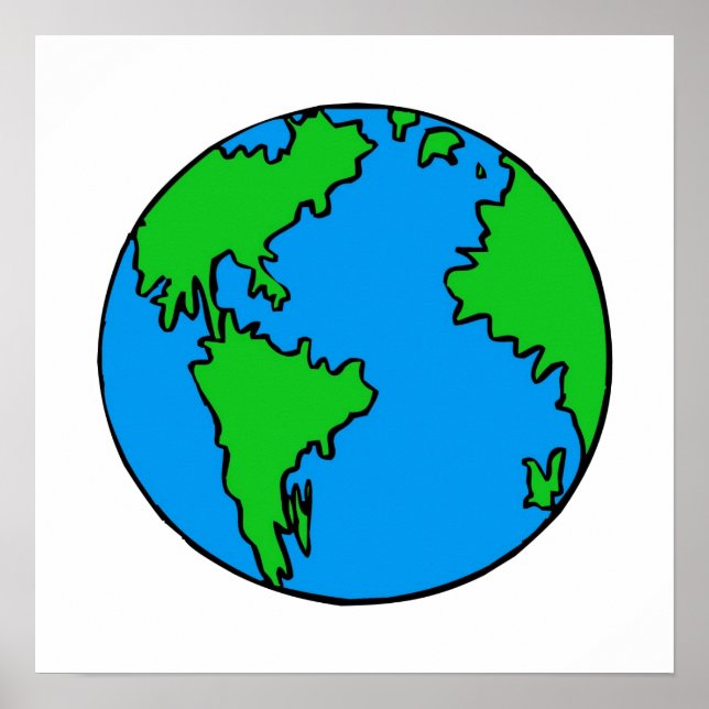 Firar Jorden Day Poster (Framsidan)