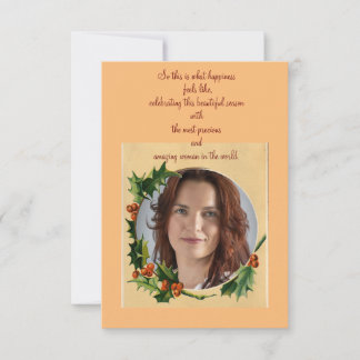 firar jul med Girlvän Kort