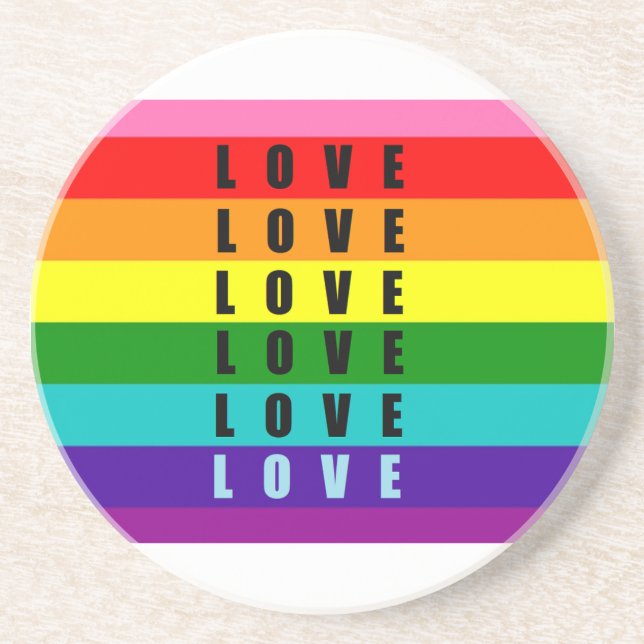 Firar kärlek, pride och äkthet underlägg (Framsidan)