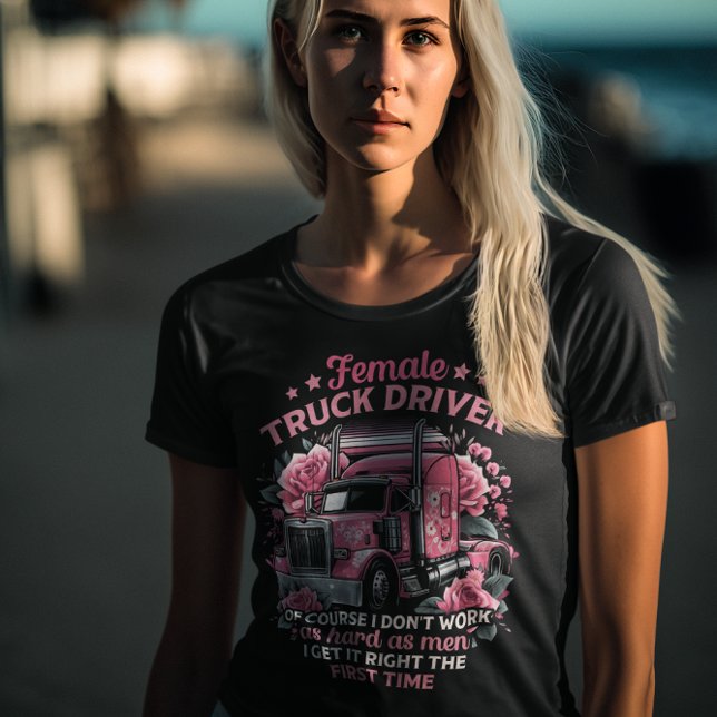 Firar kvinnliga lastbilschaufförer! t shirt (Skapare uppladdad)