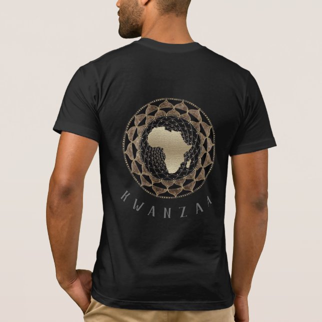 Firar Kwanzaa i Stil med vår regal T Shirt (Baksida)