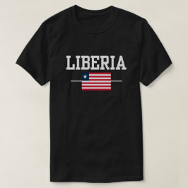 Firar Liberia Flagga T-Shirt