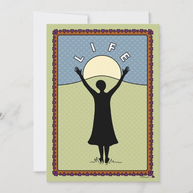 Firar Life_A_Flat Card 5"x7" Meddelande (Framsida)