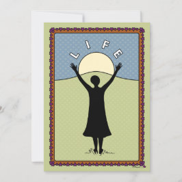 Firar Life_A_Flat Card 5"x7" Meddelande